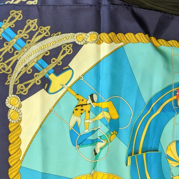 Vintage Hermes circus scarf 1982 - Picture 6 of 12